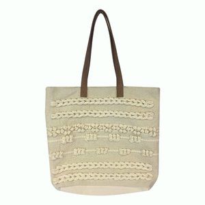 Straw Studios Woven Cotton Tote - Boho Look